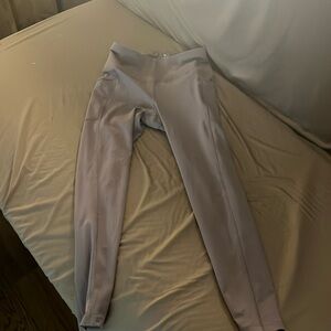 selling apana leggings, color purple, wore nice no stains or holes.